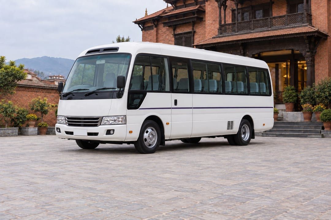 Toyota Coaster available for rent